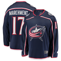 Pouc CB.Jackets #17 Mason Marchment Navy Home Premier Breakaway Player Jersey