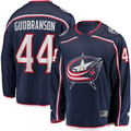 Pouc CB.Jackets #44 Erik Gudbranson Navy Home Breakaway Player Jersey