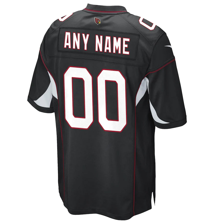 Pouc Custom A.Cardinals Black Game Stitched Jerseys