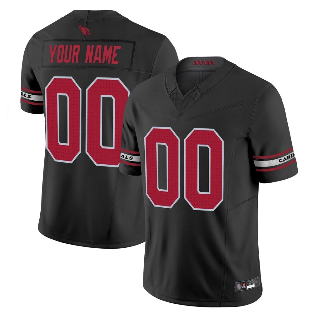 Pouc Custom A.Cardinals Black Vapor F.U.S.E. Limited Home Game Stitched Jerseys