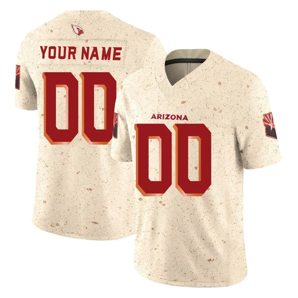 Pouc Custom A.Cardinals Cream Rivalries Collection Limited Eliet Home Game Stitched Jerseys