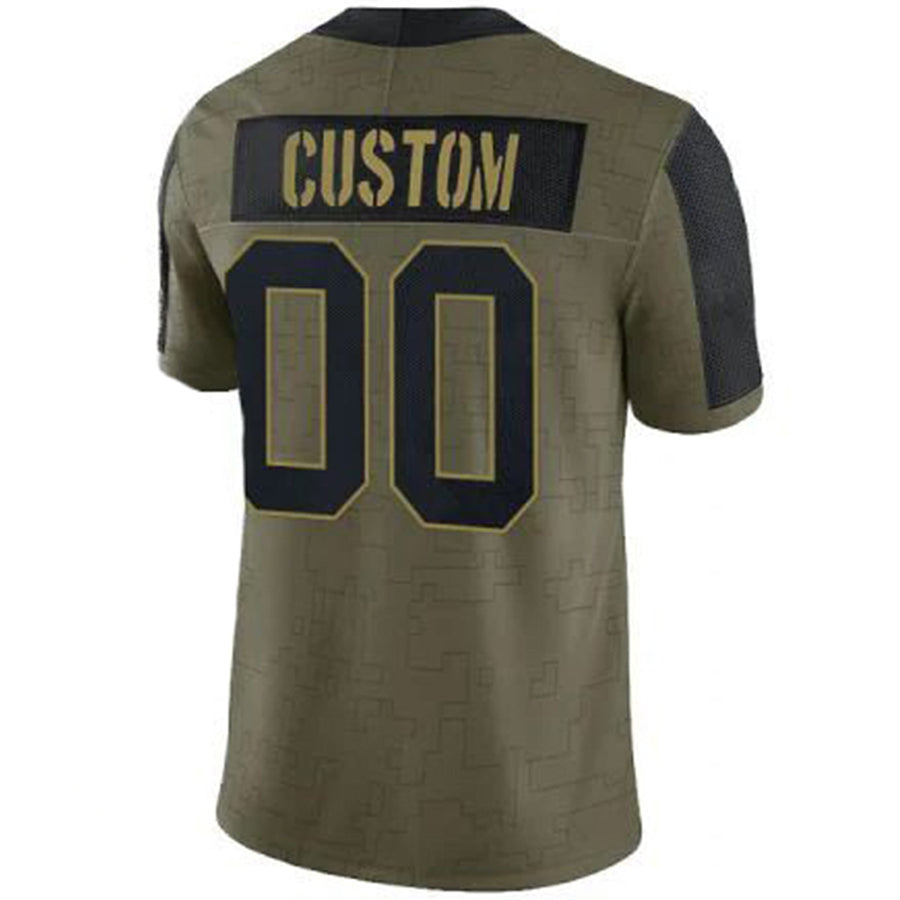 Pouc Custom A.Cardinals Olive Salute To Service Limited Stitched Jerseys