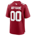 Pouc Custom A.Cardinals Red Replica Game Stitched Jerseys
