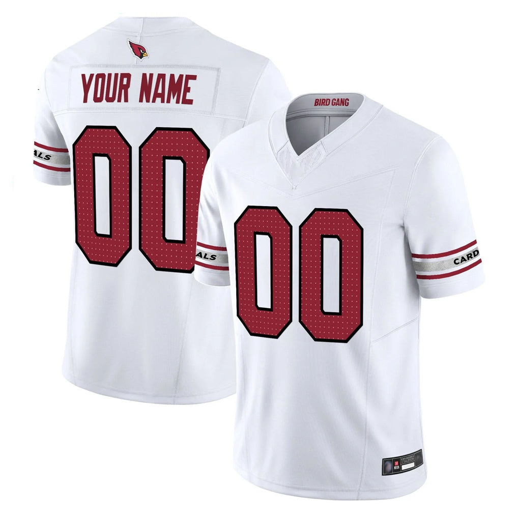 Pouc Custom A.Cardinals White Vapor F.U.S.E. Limited Home Game Stitched Jerseys