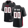Pouc Custom A.Falcons Black Home Game Stitched Jerseys