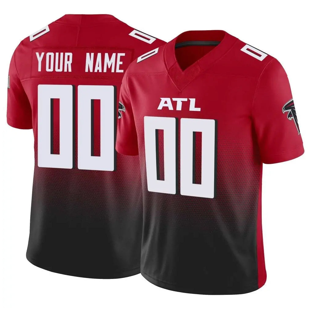 Pouc Custom A.Falcons Red Vapor F.U.S.E. Limited Home Game Any Name & Numbers Stitched Jerseys