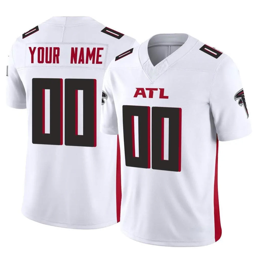 Pouc Custom A.Falcons White Vapor F.U.S.E. Limited Elite Home Game Any Name & Numbers Stitched Jerseys