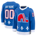 Pouc Custom C.Avalanche Blue Alternate Heritage Premium Jerseys