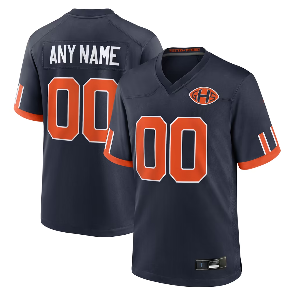 Pouc Custom C.Bears Navy 2026 Rivalries Collection Game Stitched Jerseys