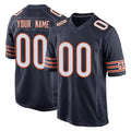 Pouc Custom C.Bears Navy Home Game Any Name & Numbers Stitched Jerseys