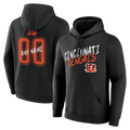Pouc Custom C.Bengals Gray Big & Tall Team Authentic Custom Hoodie Stitched Jerseys