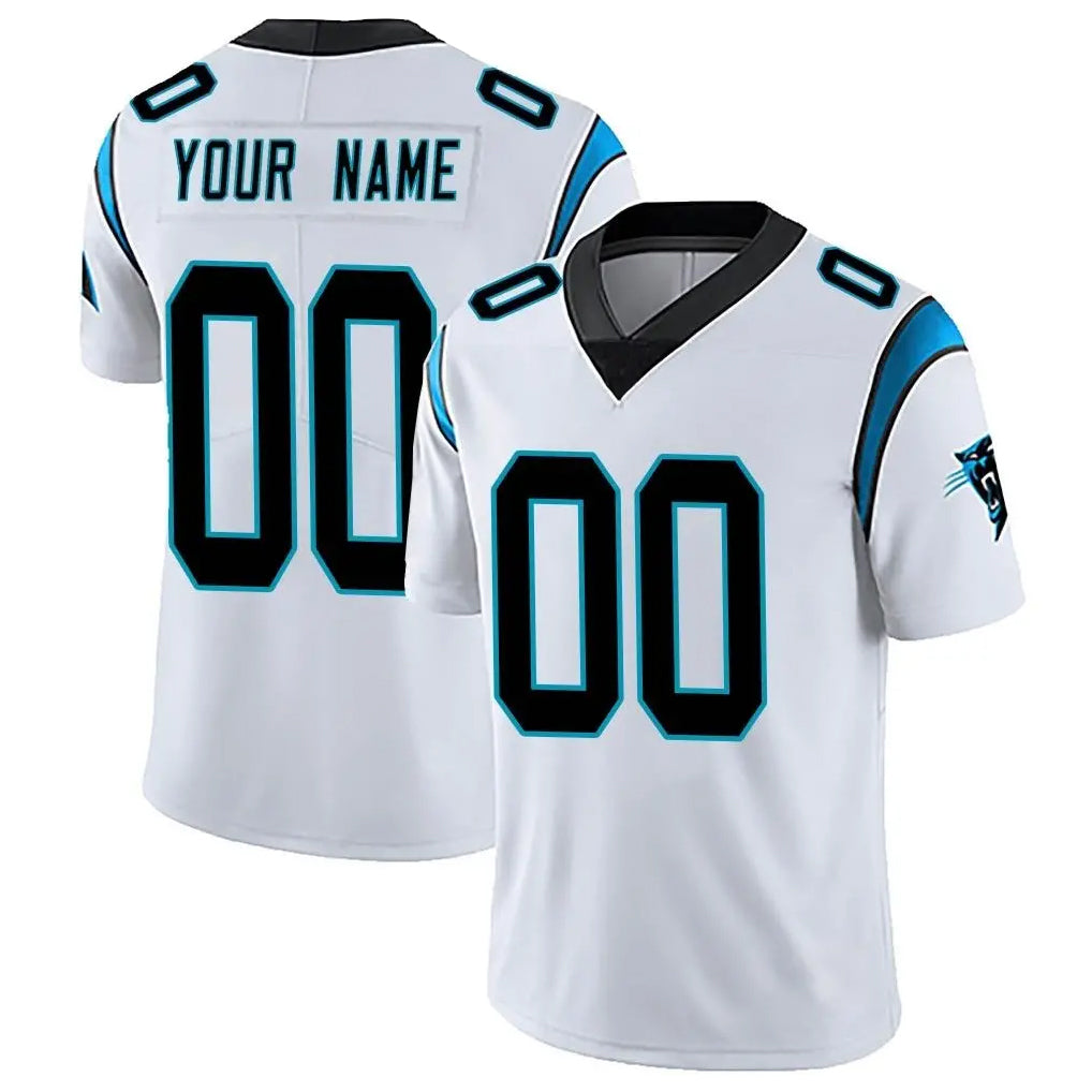 Pouc Custom C.Panthers White Vapor Untouchable Limited Game Any Name & Numbers Stitched Jerseys