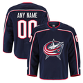 Pouc Custom CB.Jackets Navy Home Authentic Pro Jersey