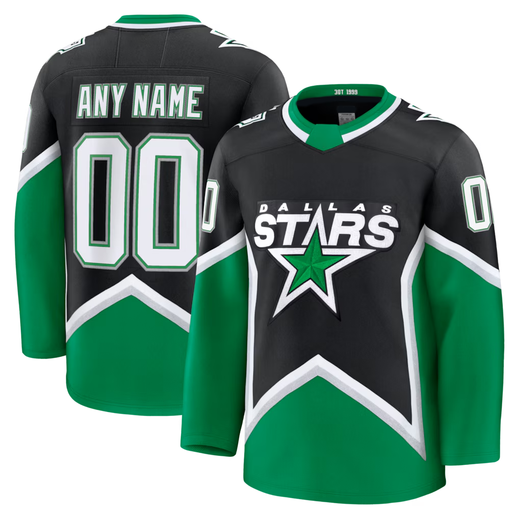 Pouc Custom D.Stars Black Alternate Premium Jerseys