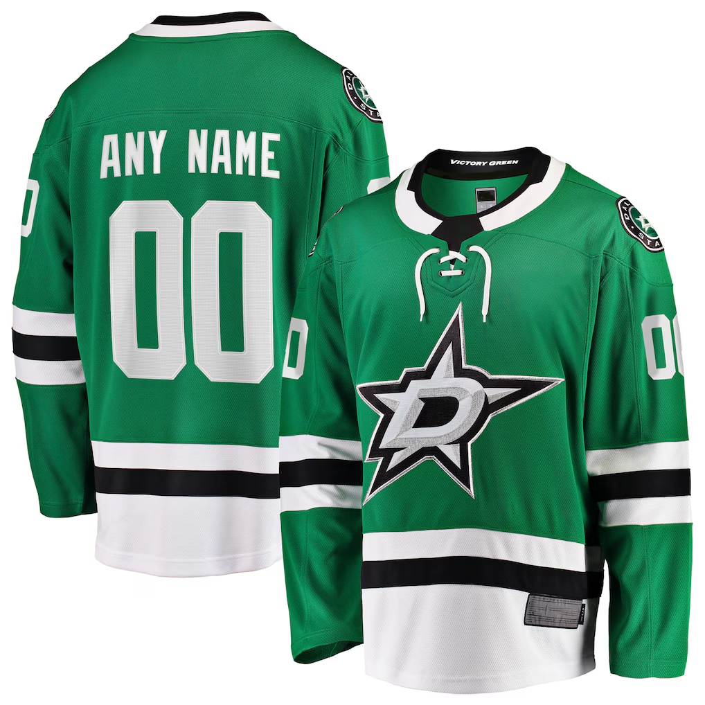 Pouc Custom D.Stars Green Home Breakaway Jerseys