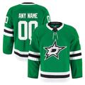 Pouc Custom D.Stars Kelly Green Home Authentic Pro Jerseys