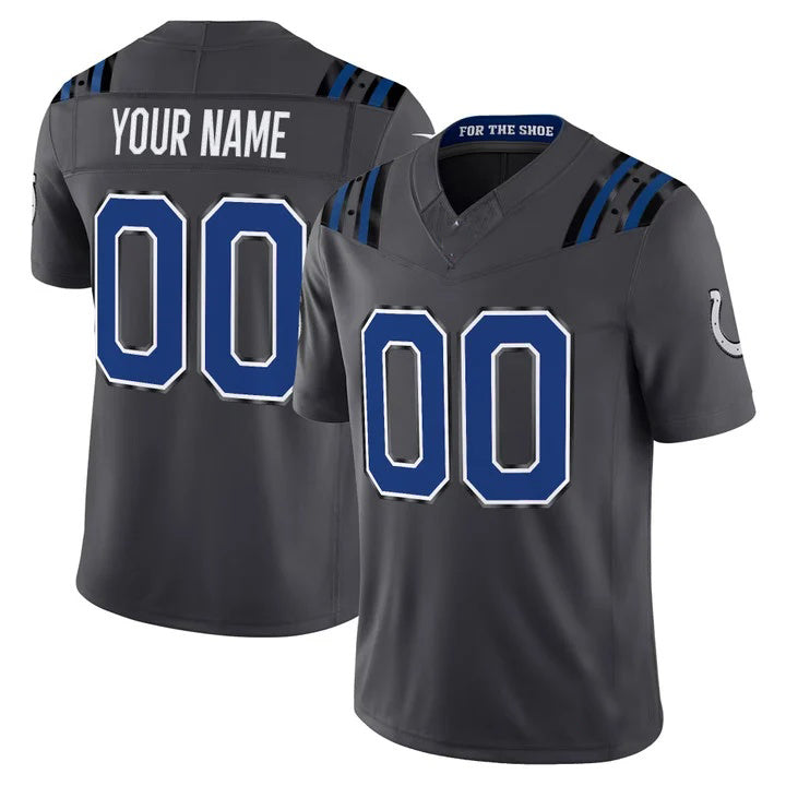 Pouc Custom IN.Colts Anthracite 2026 Rivalries Vapor Limited Jersey - All Stitched