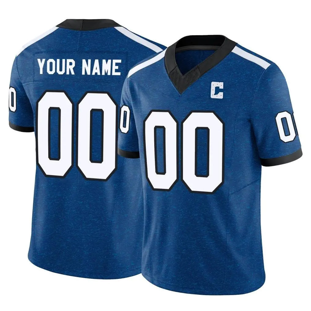 Pouc Custom IN.Colts Royal Limited Indiana Nights Alternate Vapor F.U.S.E. Home Game Any Name & Numbers Stitched Jerseys