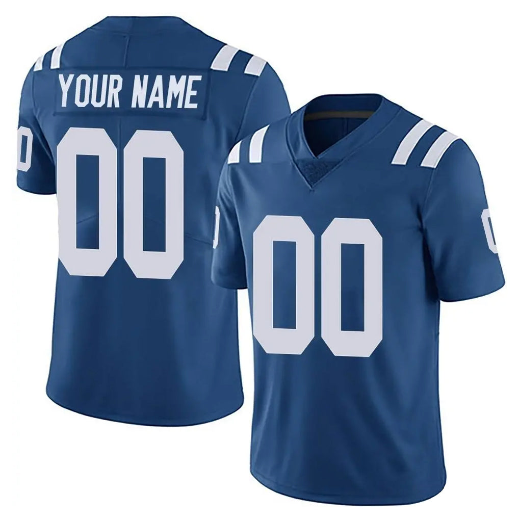 Pouc Custom IN.Colts Royal Limited Vapor Untouchable Home Game Any Name & Numbers Stitched Jerseys