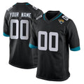 Pouc Custom J.Jaguars Black Home Game Any Name & Numbers Stitched Jerseys