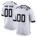 Pouc Custom J.Jaguars White Home Game Any Name & Numbers Stitched Jerseys