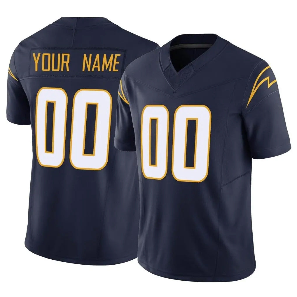 Pouc Custom LA.Chargers Navy Limited Vapor F.U.S.E. Home Game Any Name & Numbers Stitched Jerseys