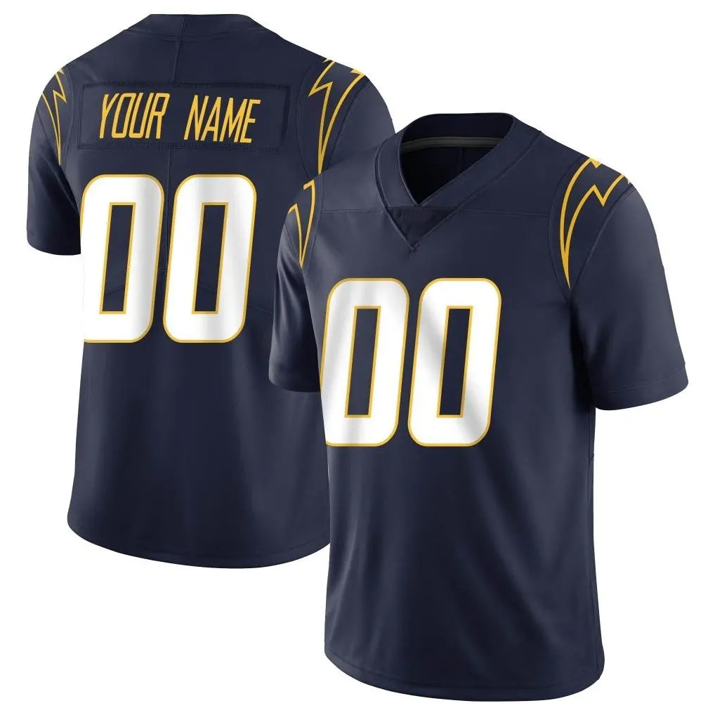 Pouc Custom LA.Chargers Navy Limited Vapor Untouchable Home Game Any Name & Numbers Stitched Jerseys