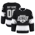 Pouc Custom LA.Kings Black Home Authentic Pro Jerseys