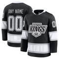 Pouc Custom LA.Kings Black Home Premium Jerseys