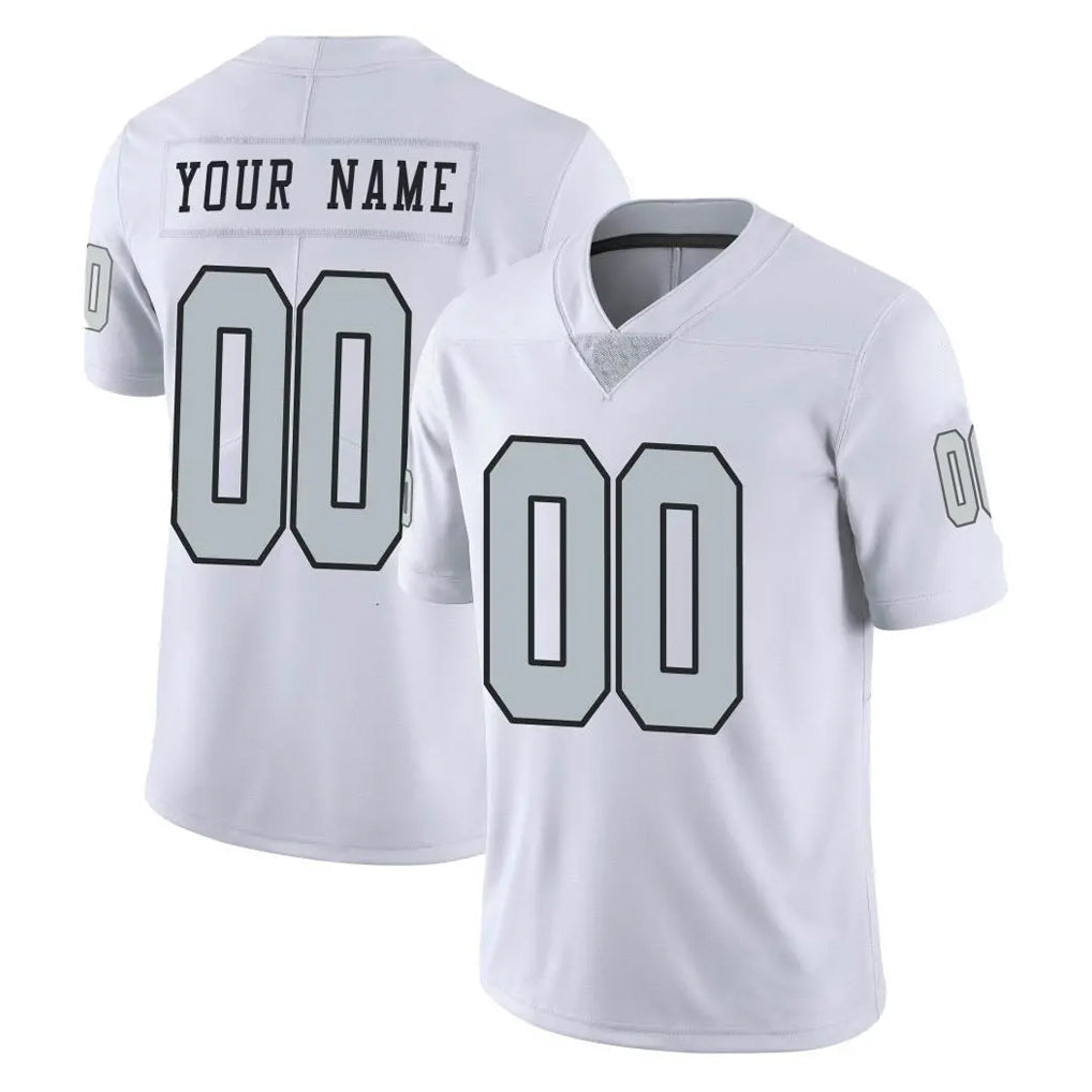 Pouc Custom LV.Raiders White Limited Color Rush Home Game Any Name & Numbers Stitched Jerseys