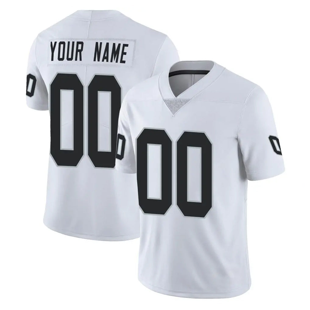Pouc Custom LV.Raiders White Limited Vapor Untouchable Home Game Any Name & Numbers Stitched Jerseys