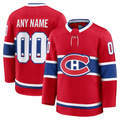 Pouc Custom M.Canadiens Red Home Premium Jerseys