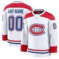 Pouc Custom M.Canadiens White Away Premium Jerseys