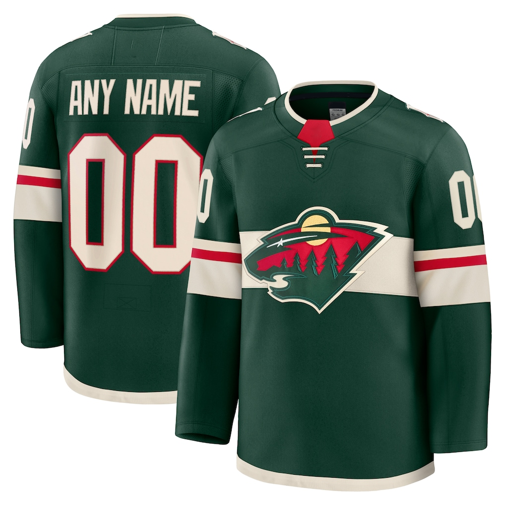 Pouc Custom M.Wild Green Home Premium Jerseys