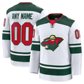 Pouc Custom M.Wild White Away Premium Jerseys