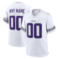 Pouc Custom MN.Vikings White Alternate Game Stitched Jerseys