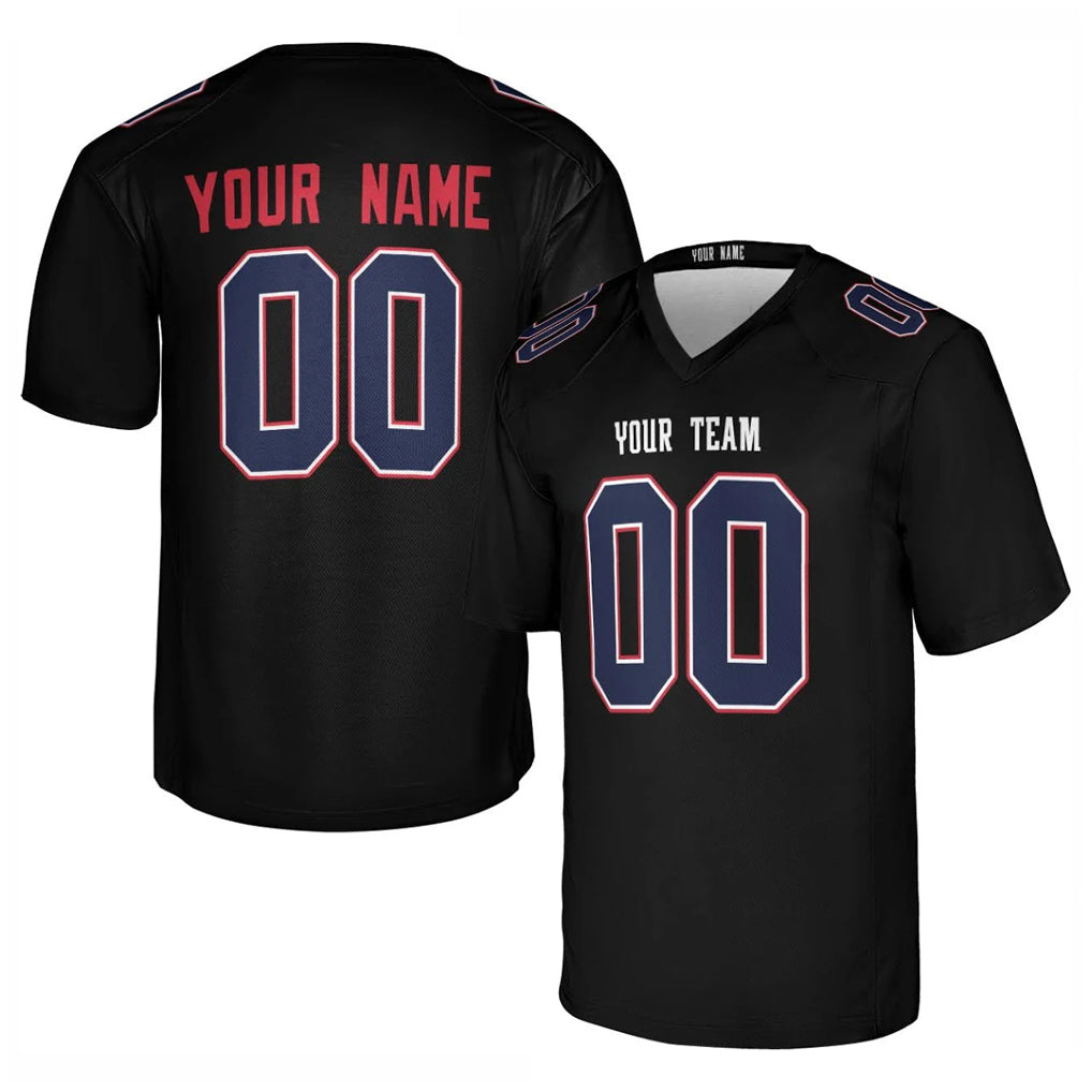 Pouc Custom NE.Patriots Carbon Fashion Limited Home Game Any Name & Numbers Stitched Jerseys