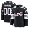 Pouc Custom N.Jersey Devils Black Alternate Premium Jerseys