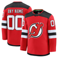 Pouc Custom N.Jersey Devils Red Home Premium Jerseys