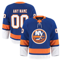 Pouc Custom NY.Islanders Royal Home Authentic Pro Jerseys