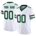 Pouc Custom NY.Jets White Legacy Limited Vapor F.U.S.E. Home Game Any Name & Numbers Stitched Jerseys