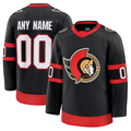 Pouc Custom O.Senators Black Home Premium Jerseys
