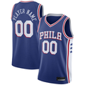 Pouc Custom P.76ers Royal 2020-21 Swingman Jerseys - Icon Edition