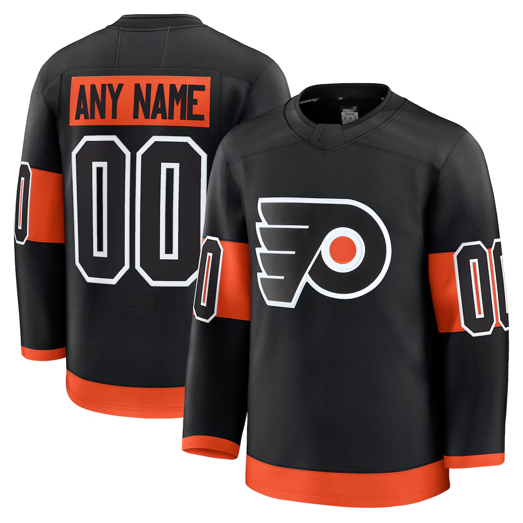 Pouc Custom P.Flyers Black Alternate Premium Jerseys