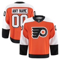 Pouc Custom P.Flyers Orange Home Authentic Pro Jerseys