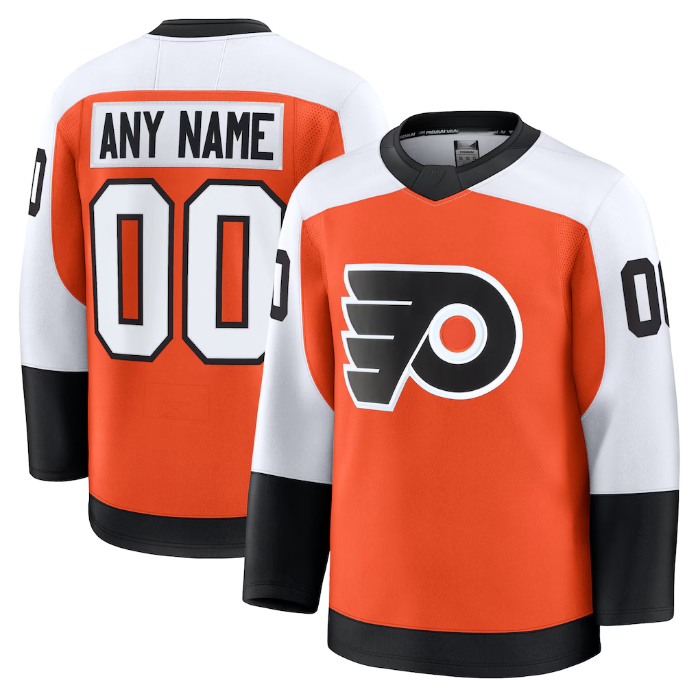 Pouc Custom P.Flyers Orange Home Premium Jerseys