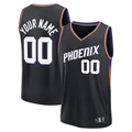 Pouc Custom P.Suns Fanatics Black Fast Break Jerseys - Icon Edition