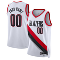Pouc Custom PT.Blazers White Swingman Jerseys - Association Edition