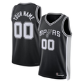 Pouc Custom SA.Spurs Black Swingman Jerseys - Icon Edition