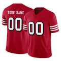 Pouc Custom SF.49ers Red Limited Alternate Vapor F.U.S.E. Home Game Any Name & Numbers Stitched Jerseys